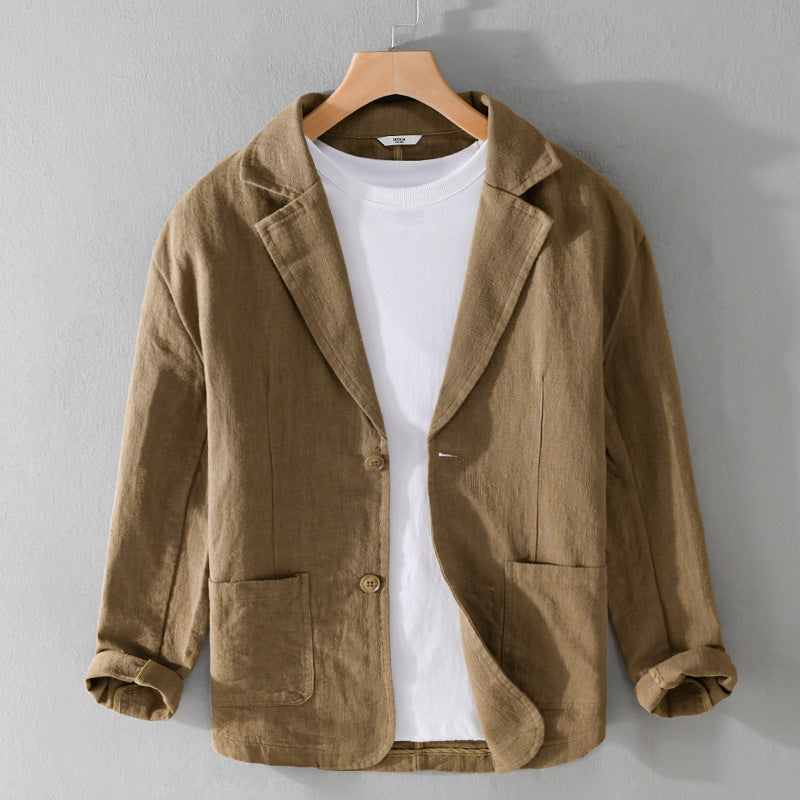 Men's Two-Button Casual Blazer Jacket