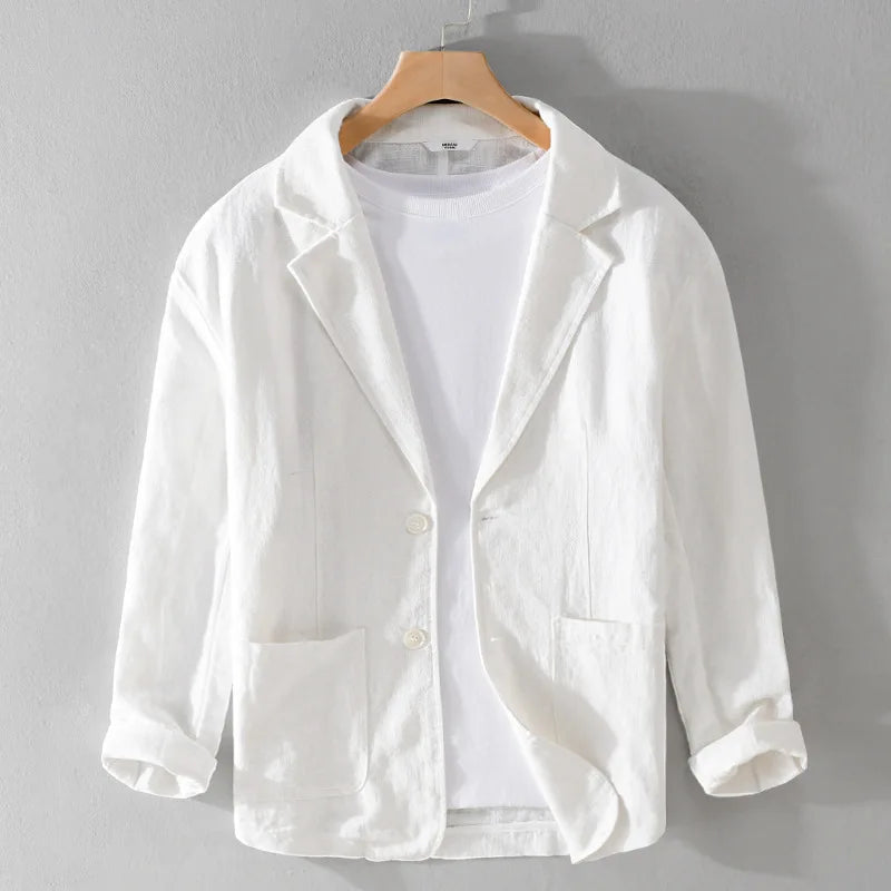 Men's Two-Button Casual Blazer Jacket