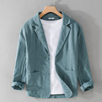 Men's Two-Button Casual Blazer Jacket