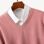 Men's V-Neck Knit Sweater