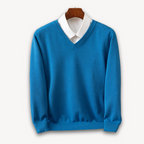 Men's V-Neck Knit Sweater