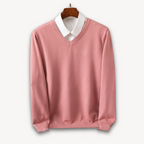 Men's V-Neck Knit Sweater