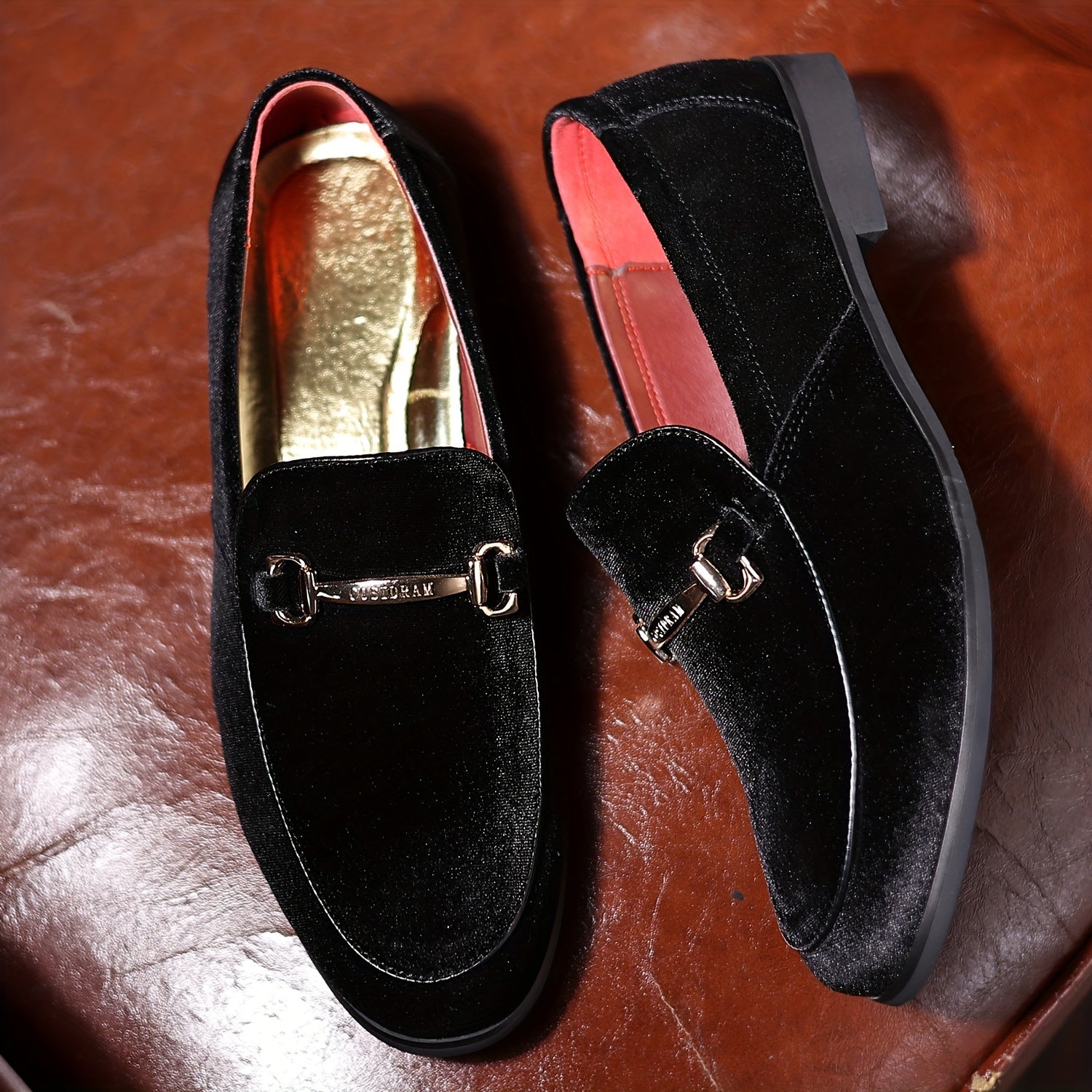 Men's Velvet Horsebit Loafers