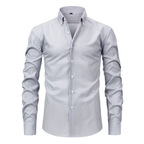 Men's Vertical Stripe Long Sleeve Shirt