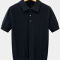 Men's Vertical Stripe Polo Shirt