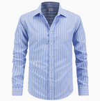 Men's Vertical Striped Button-Up Shirt