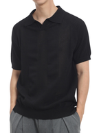 Men's Vertical Texture  Polo Shirt