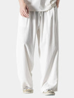 Men's Wide Leg Drawstring Pants