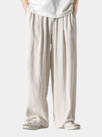 Men's Wide Leg Drawstring Pants