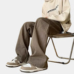 Men's Wide Leg Patch Pocket Pants
