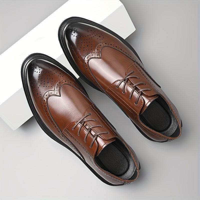 Men's Wingtip Brogue Dress Shoes