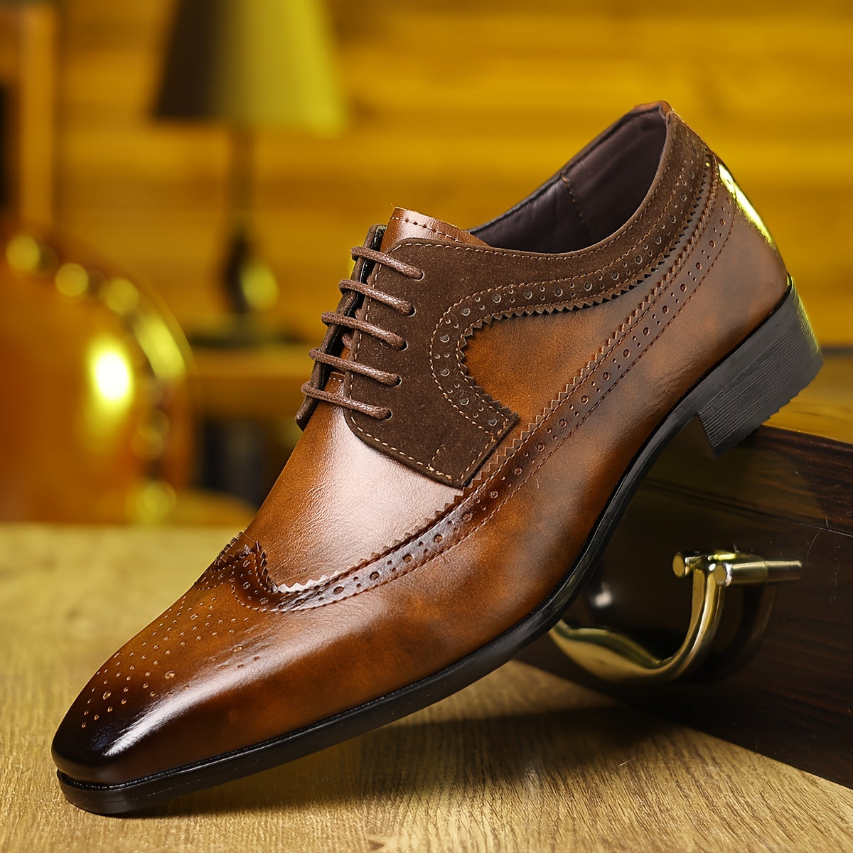 Men's Wingtip Oxford Shoes