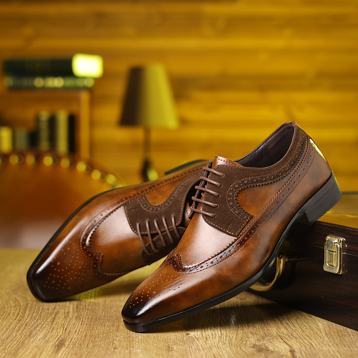 Men's Wingtip Oxford Shoes