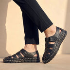 Men's Woven Closed Toe Sandals