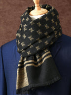 Men's Woven Printed Winter Scarf