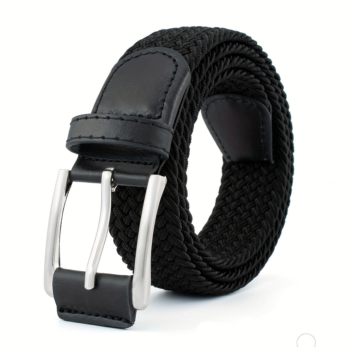Men's Woven Stretch Casual Belt
