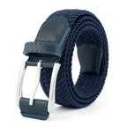 Men's Woven Stretch Casual Belt