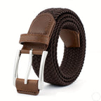 Men's Woven Stretch Casual Belt