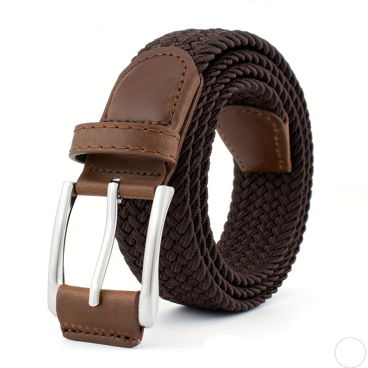 Men's Woven Stretch Casual Belt