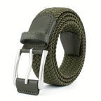 Men's Woven Stretch Casual Belt