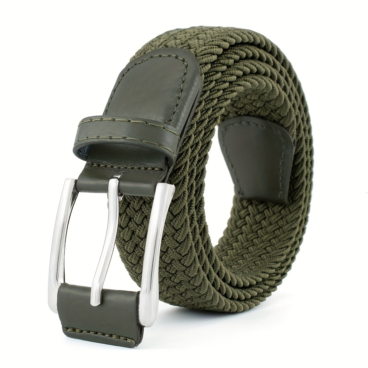 Men's Woven Stretch Casual Belt