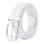 Men's Woven Stretch Casual Belt