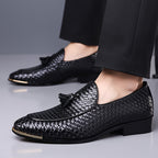 Men’s Woven Tassel Loafers