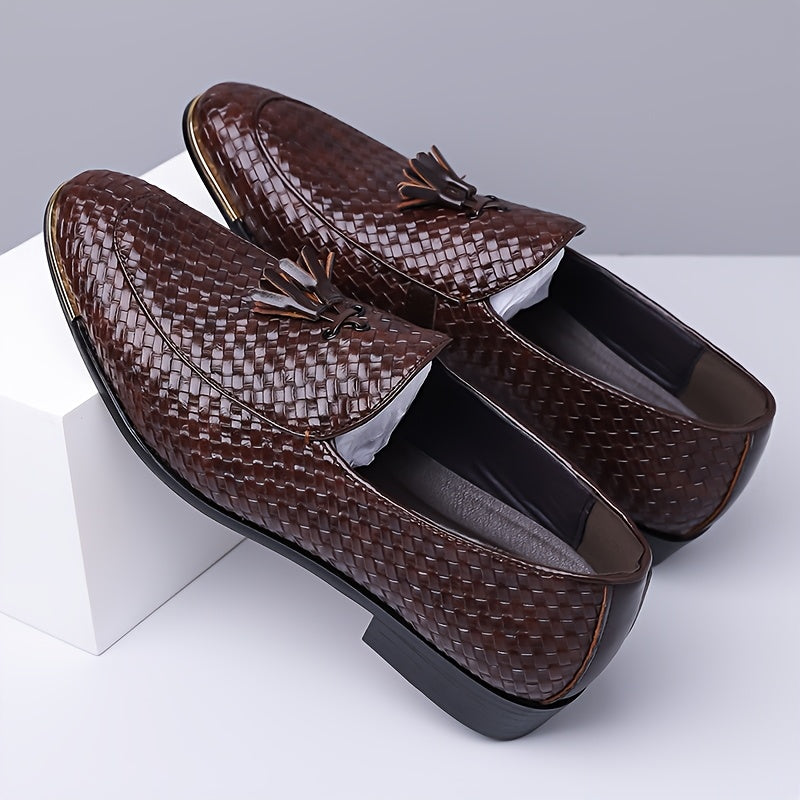 Men’s Woven Tassel Loafers