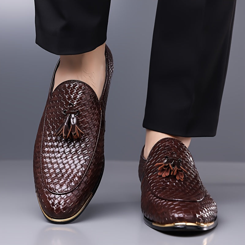 Men’s Woven Tassel Loafers