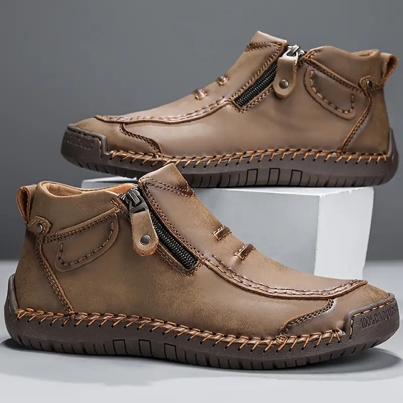 Men's Zip-Up Ankle Boots