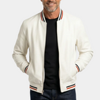 Men's Zip-Up Bomber Jacket