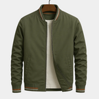 Men's Zip-Up Bomber Jacket