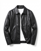 Men's Zip-Up Collared Jacket