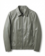 Men's Zip-Up Collared Jacket