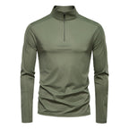Men's Zip-Up Funnel Neck Sweater