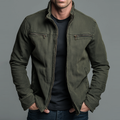 Men's Zip-Up High Collar Jacket