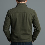 Men's Zip-Up High Collar Jacket