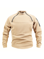 Men's Zip-Up High Collar Sweatshirt