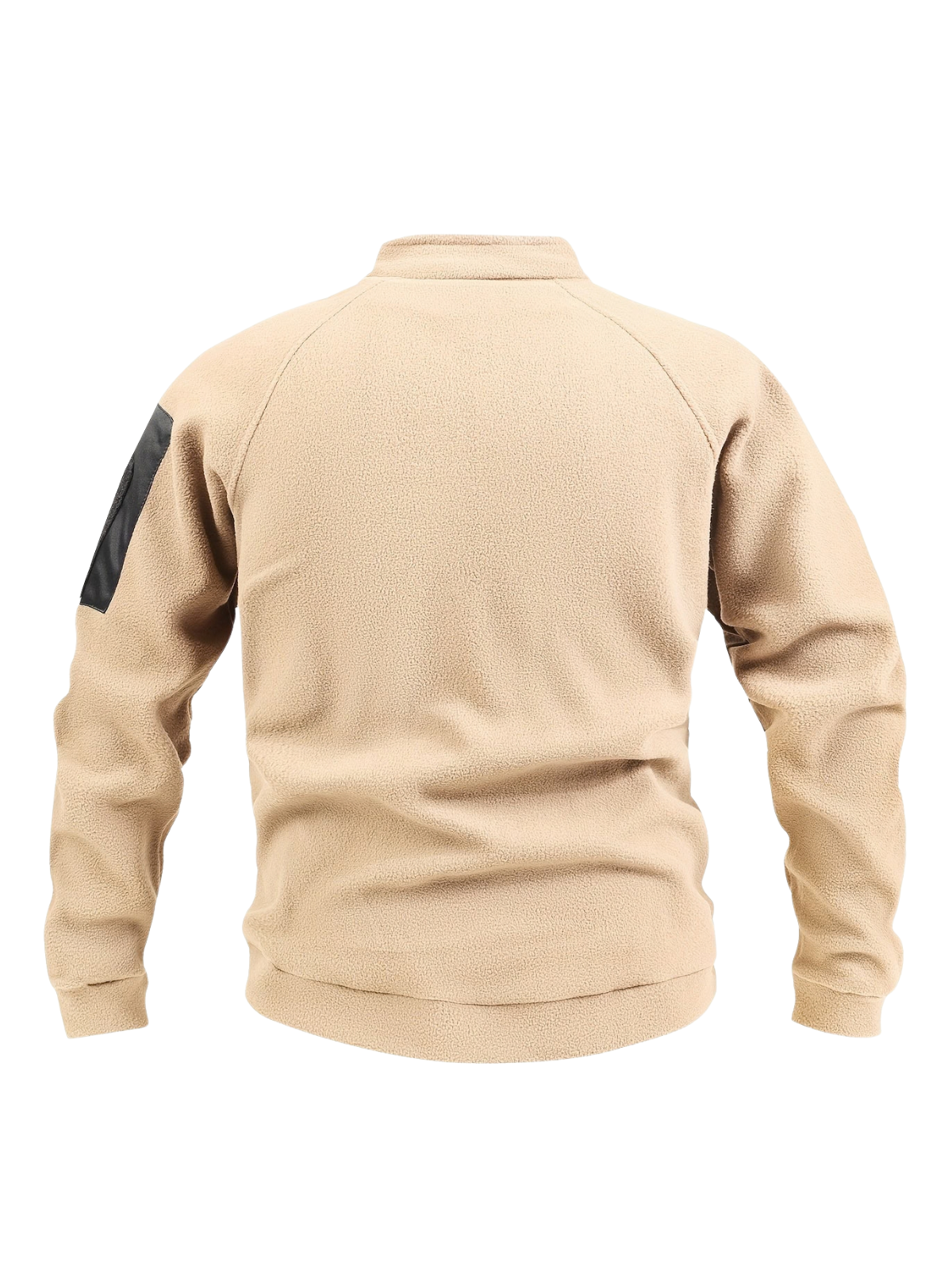 Men's Zip-Up High Collar Sweatshirt