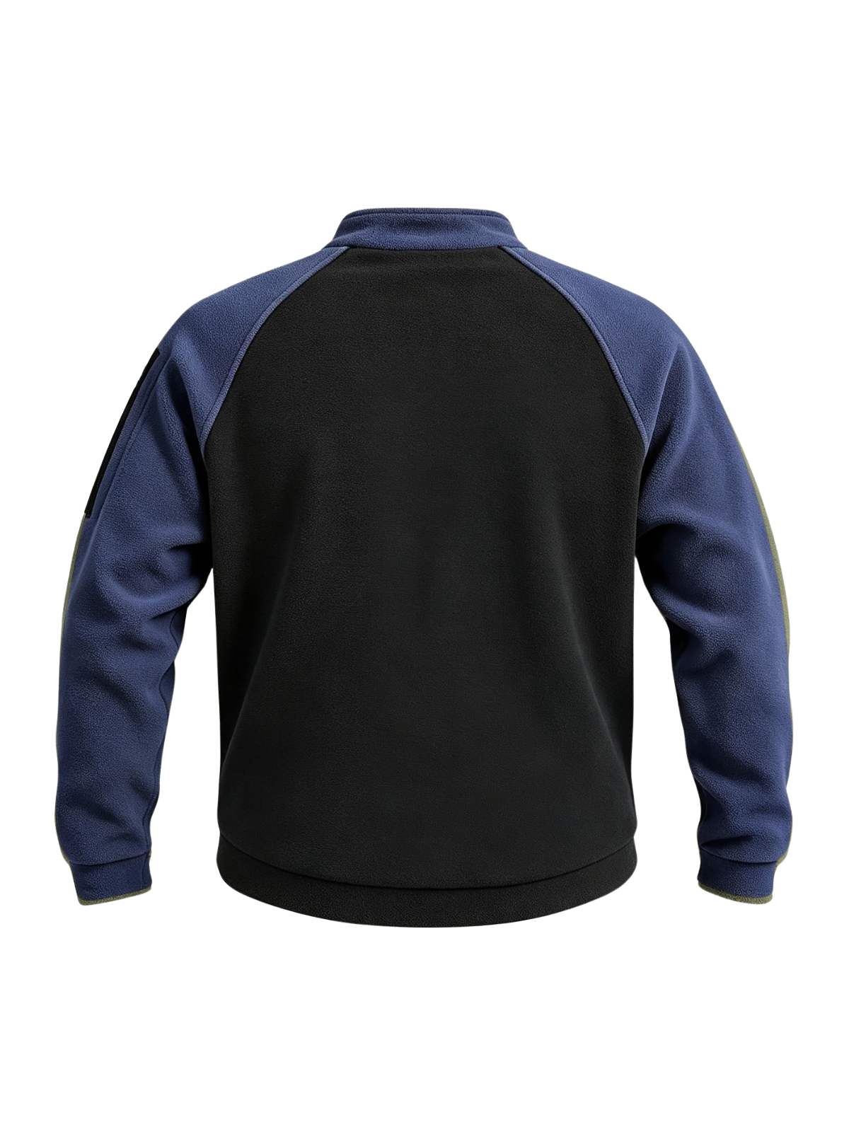 Men's Zip-Up High Collar Sweatshirt