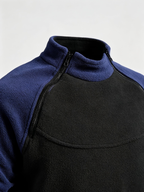 Men's Zip-Up High Collar Sweatshirt