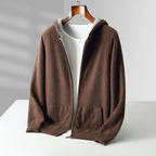 Men's Zip-Up Hooded Jacket