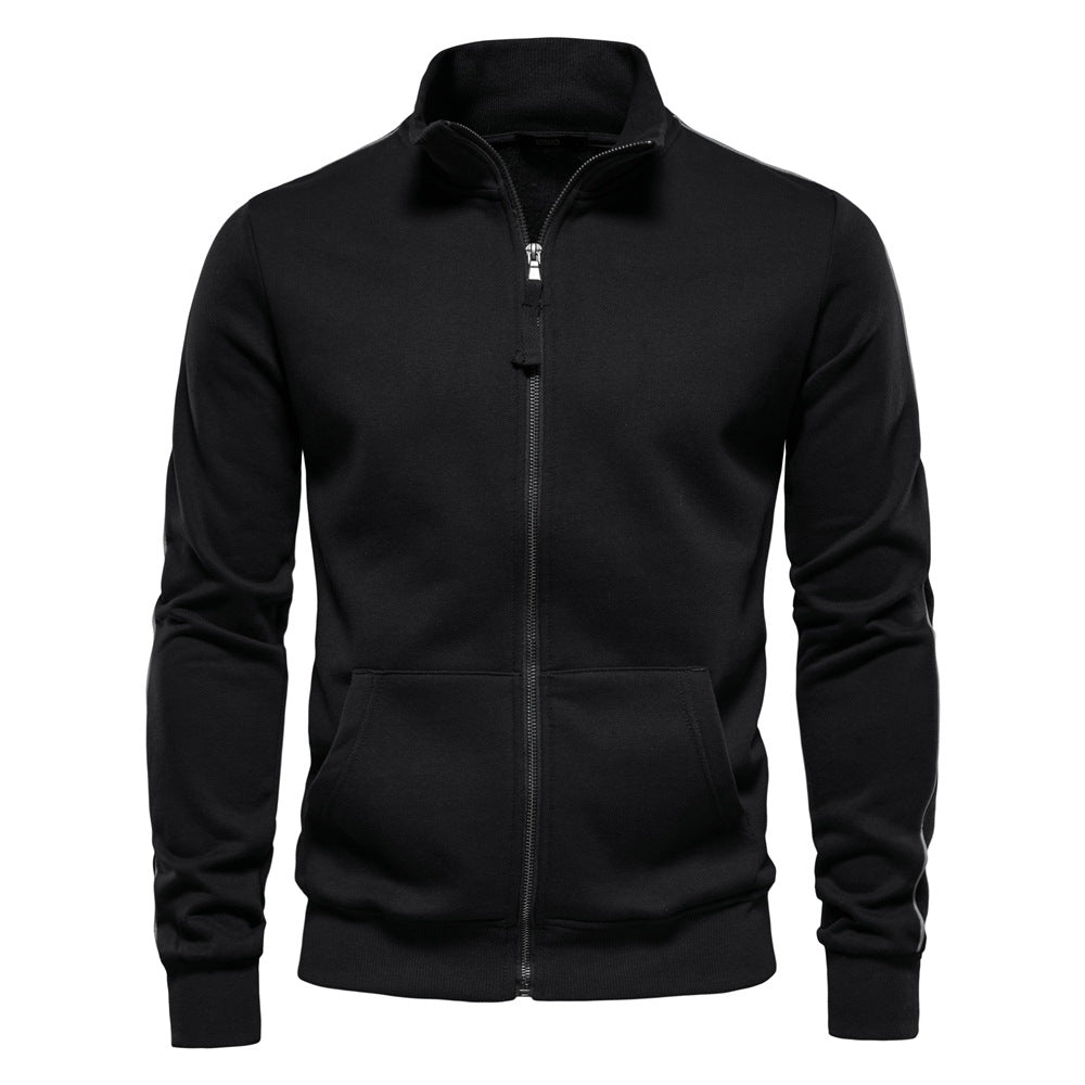 Men's Zip-Up Jacket with Pockets