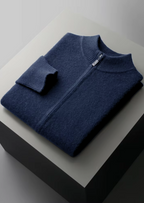 Men's Zip-Up Mock Neck Set