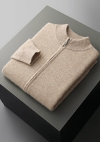 Men's Zip-Up Mock Neck Set