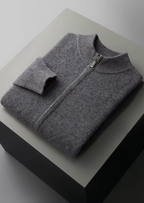 Men's Zip-Up Mock Neck Set