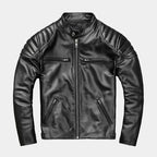 Men's Zip-Up Moto Jacket