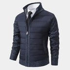 Men's Zip-Up Quilted Jacket