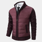 Men's Zip-Up Quilted Jacket
