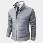 Men's Zip-Up Quilted Jacket